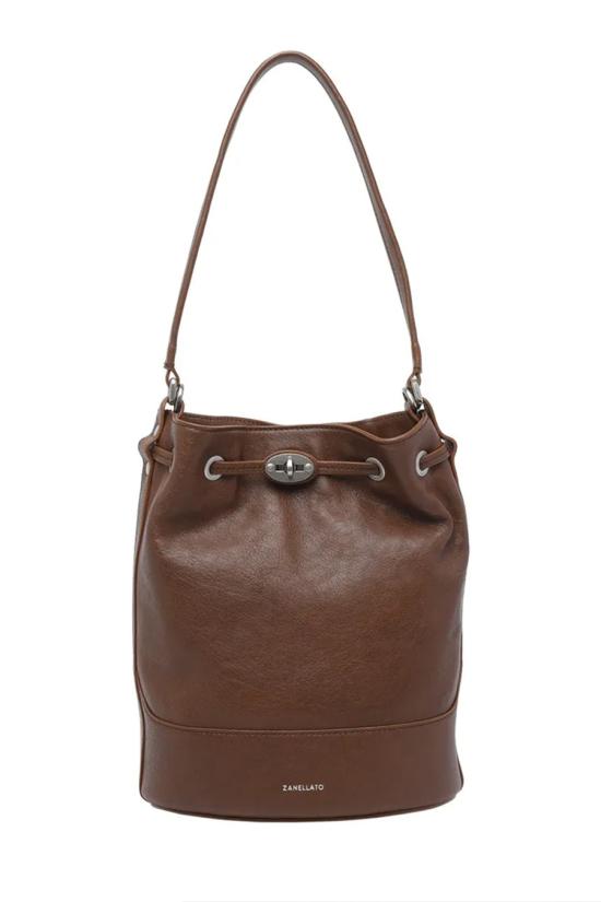 25FW 자넬라토 숄더백 0689802100000S Brown