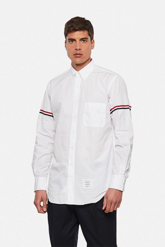 톰브라운 옥스포드 암밴드 클래식 셔츠 MWL150E F031300 White - THOM BROWNE