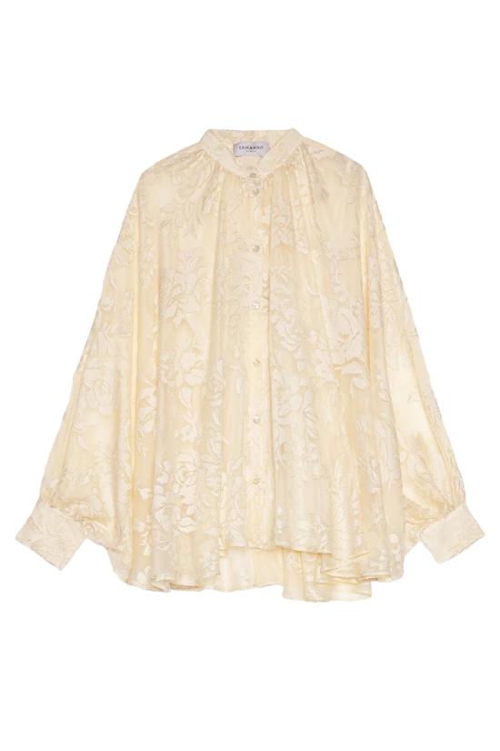26SS 에르마노 블라우스 D48EK019CSE60MFB31 Vanilla