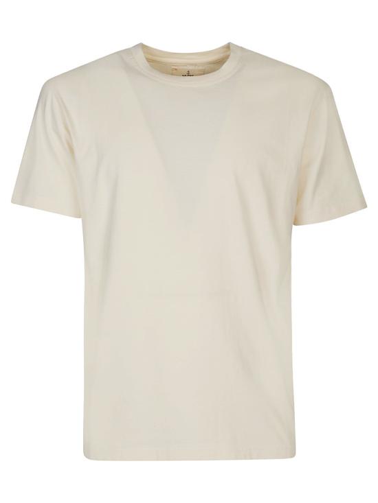  라파즈 반팔 티셔츠 DANTASPRINT ECRU DARKNAVY Beige