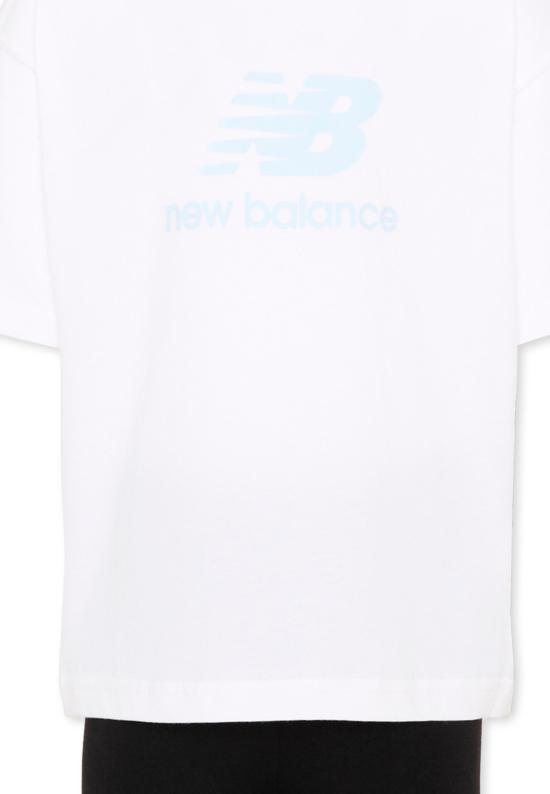 26SS [키즈] 뉴발란스 트레이닝 웨어 LAKG0076 BWE WHITE - NEW BALANCE