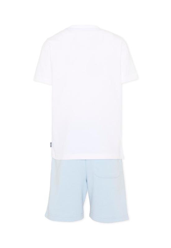 26SS [키즈] 뉴발란스 캐주얼 세트 YS61L3XB BWE LIGHT BLUE - NEW BALANCE