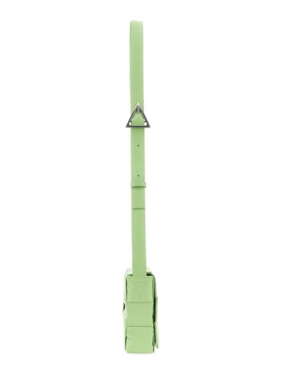  보테가베네타 레더 카세트백 667298 VCQ713840 Green - BOTTEGA VENETA