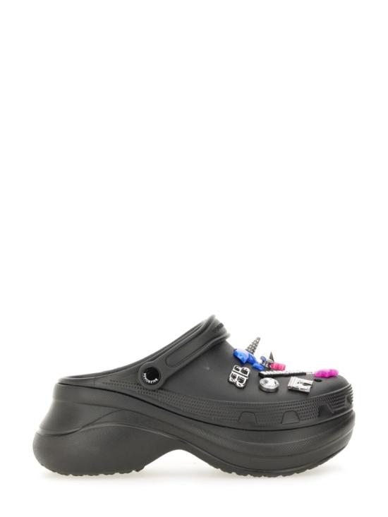  발렌시아가 x 크록스 지비츠 샌들 720762 W0FOW1000 Black