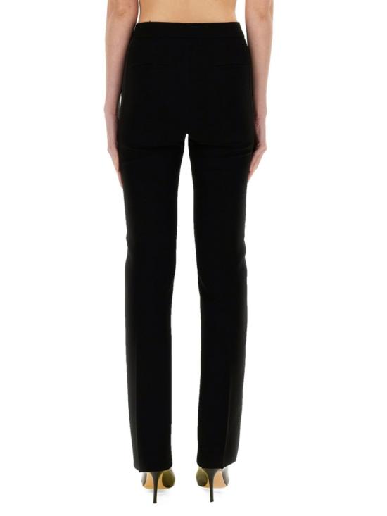 25SS 막스마라 스트레이트 팬츠 2511131024600 301004 Black - MAX MARA