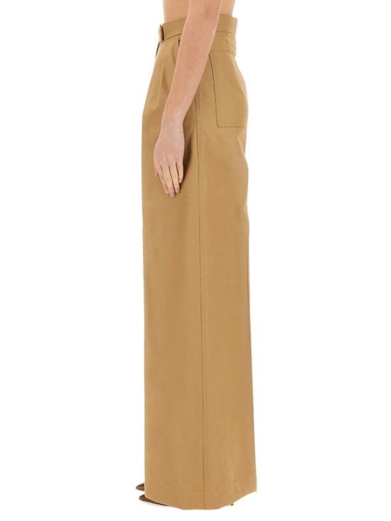  막스마라 코르테 코튼 트라우저 2411131123600 730004 Brown - MAX MARA