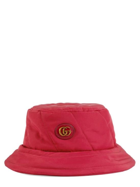  구찌 퀼티드 패브릭 버킷햇 757922 3HAWC6174 Pink