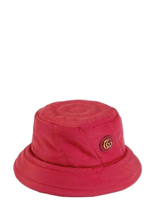  구찌 퀼티드 패브릭 버킷햇 757922 3HAWC6174 Pink - GUCCI