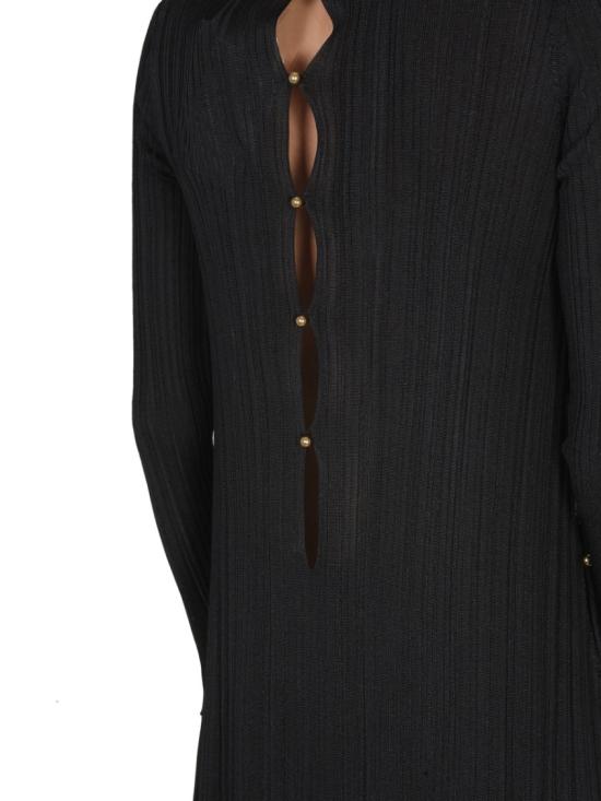  보테가베네타 미디 원피스 716861 V2I601000 Black - BOTTEGA VENETA