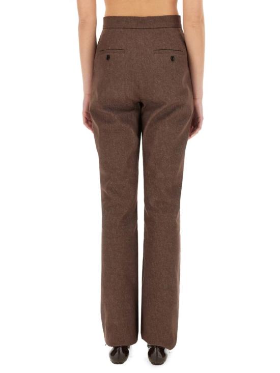 25SS 막스마라 스트레이트 팬츠 2511131013600 742002 Brown - MAX MARA