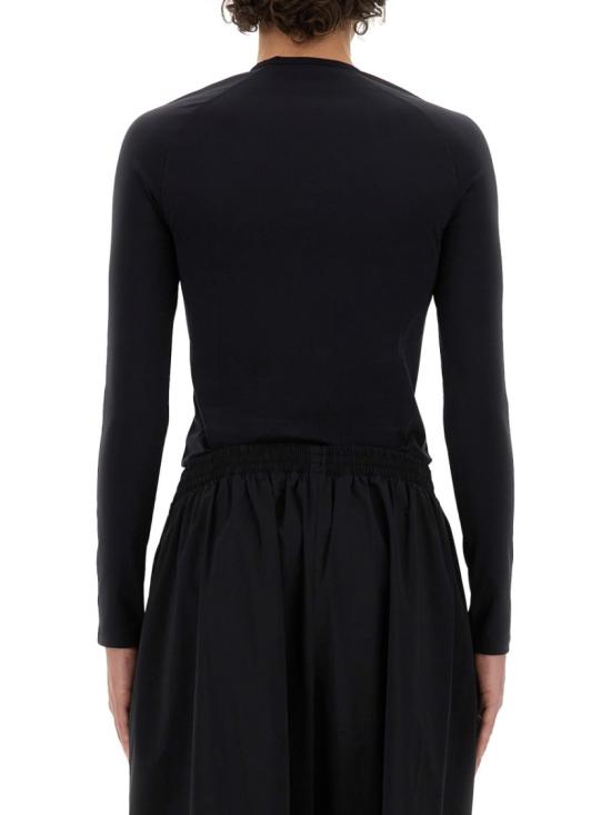  발렌시아가 긴팔 티셔츠 793291 4E2B91081 Black - BALENCIAGA
