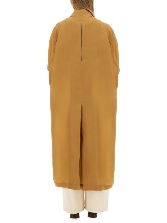  막스마라 사코 실크 더블 코트 2411121173600 228004 Brown - MAX MARA