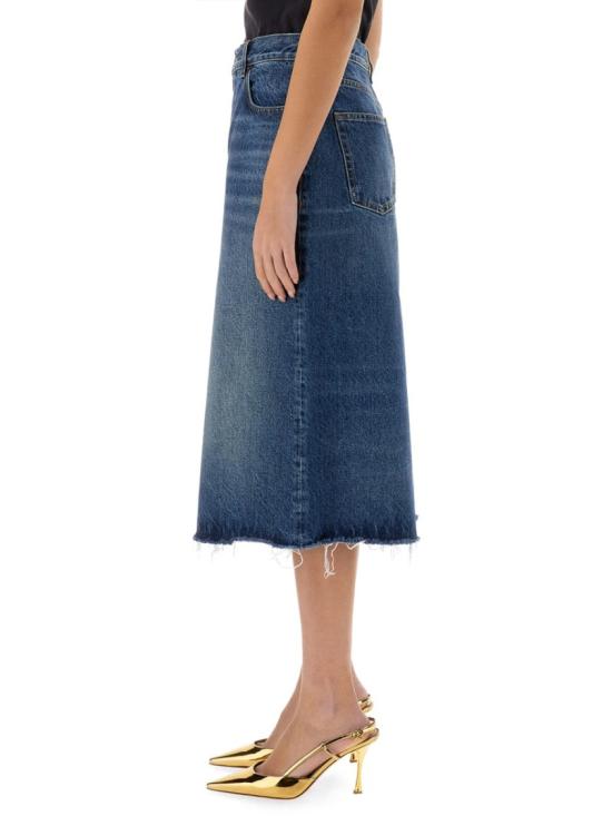  끌로에 데님 숏팬츠 25SDS02158 476 Blue - CHLOE