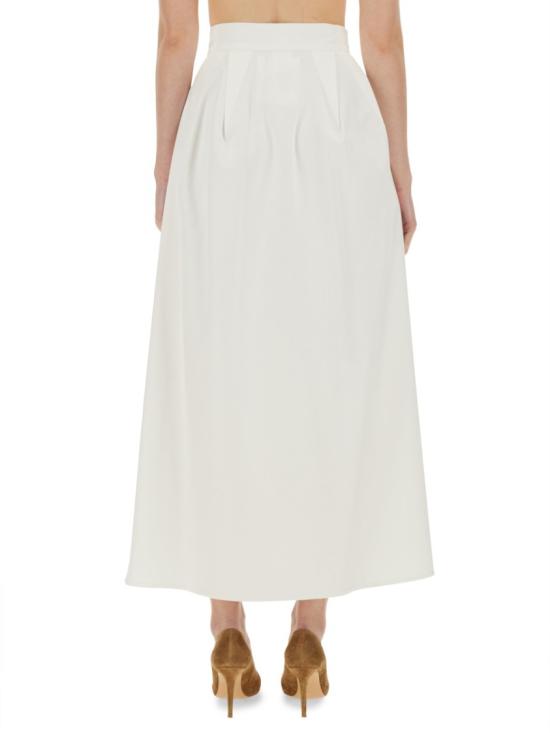  막스마라 알카데 맥시 스커트 2511101343600 342001 White - MAX MARA