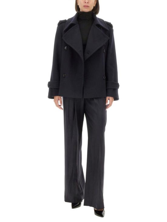  막스마라 라베노 더블 브레스티드 피코트 2421086023600 560005 Blue - MAX MARA