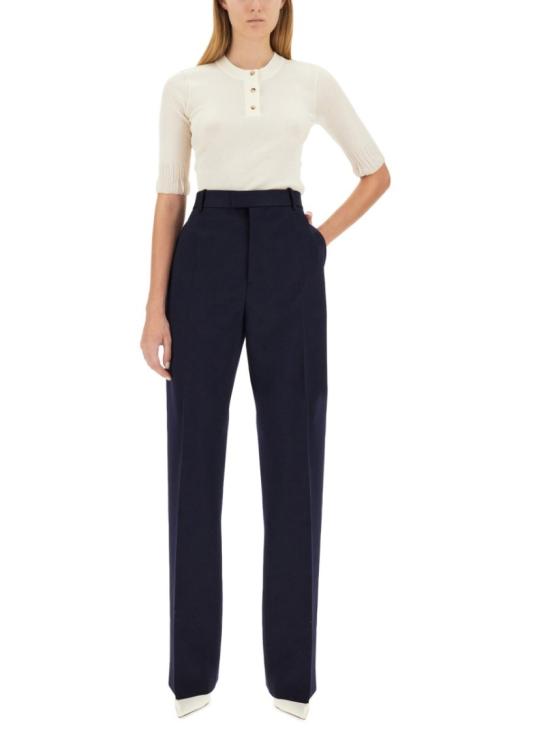  보테가베네타 스트레이트 팬츠 743466 VKIS04121 Blue - BOTTEGA VENETA