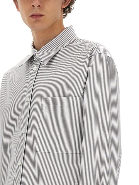  보테가베네타 긴팔 셔츠 786340 V3ZA01160 Grey - BOTTEGA VENETA