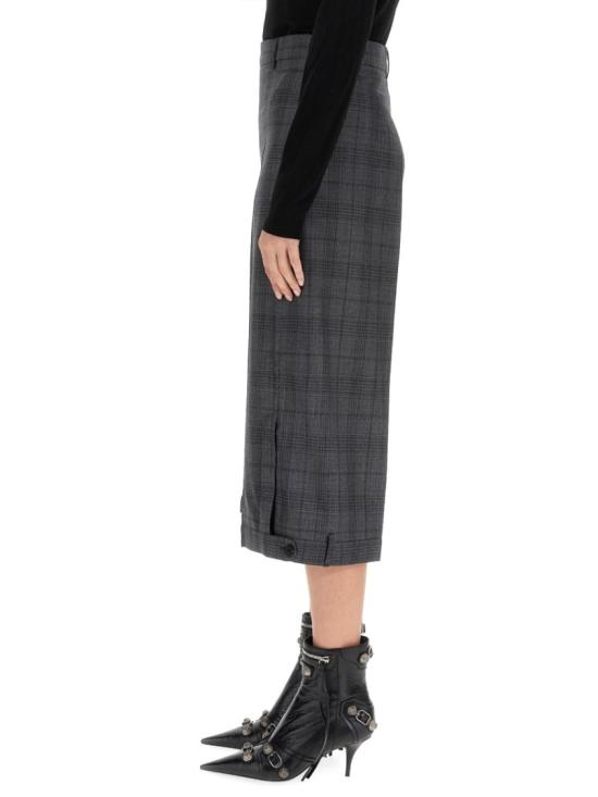  발렌시아가 숏팬츠 769023 TPT091240 Grey - BALENCIAGA