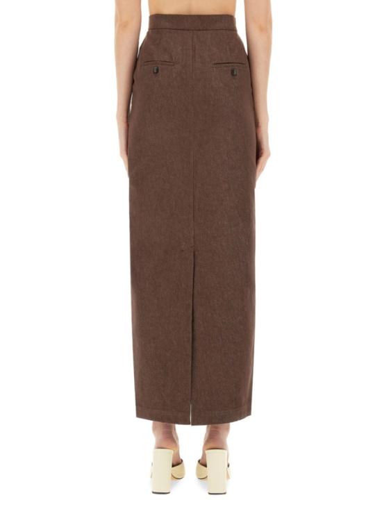 25SS 막스마라 롱 스커트 2511101013600 742002 Brown - MAX MARA