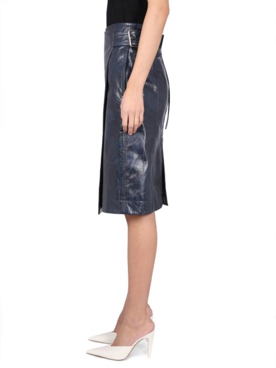  보테가베네타 미디 스커트 743739 V2QS04217 Blue - BOTTEGA VENETA