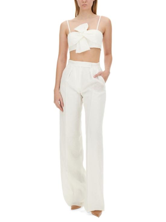  막스마라 스트레이트 팬츠 2421136036600 135001 White - MAX MARA