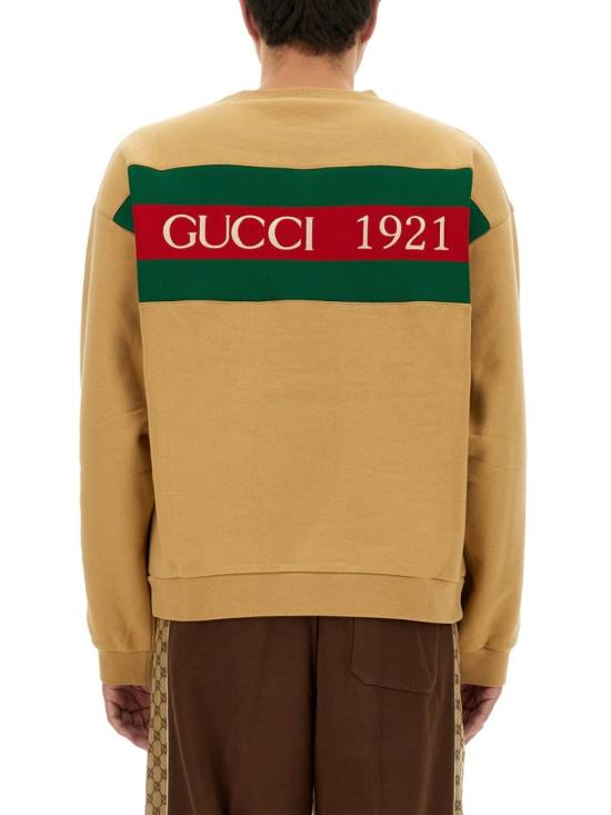  구찌 코튼 저지 스웨트셔츠 768448 XJF3W2184 Brown - GUCCI