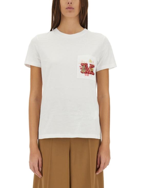 25SS 막스마라 반팔 티셔츠 2511941021600 056004 White