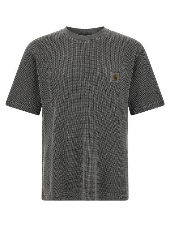 26SS 칼하트 WIP 숏슬리브 넬슨 와플 티셔츠 I036185 89 GD Black