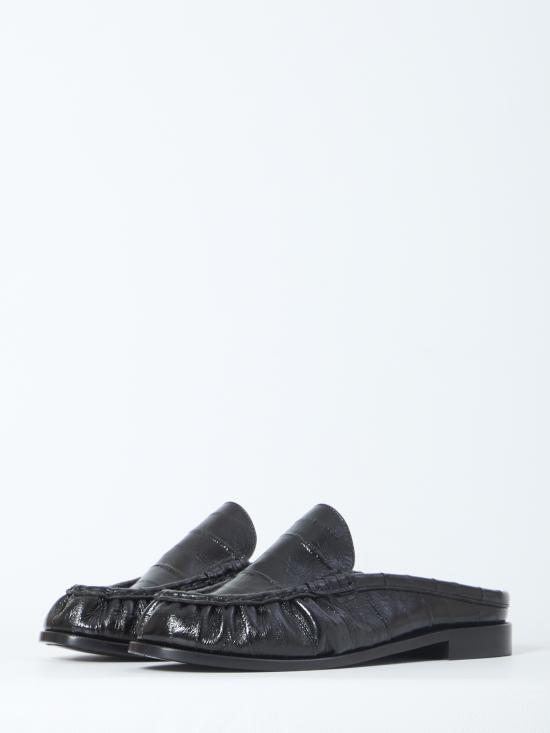 26SS 생로랑 뮬/슬리퍼 869742 BLACK - SAINT LAURENT