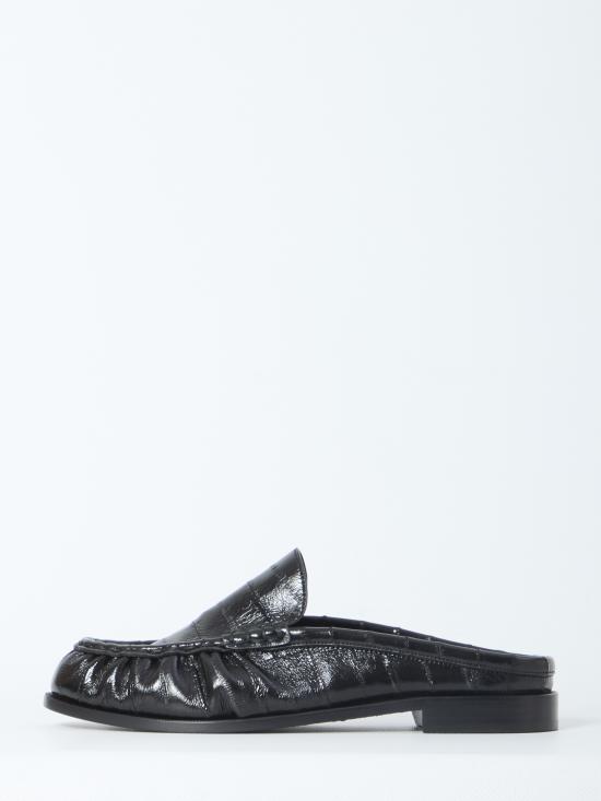 26SS 생로랑 뮬/슬리퍼 869742 BLACK - SAINT LAURENT