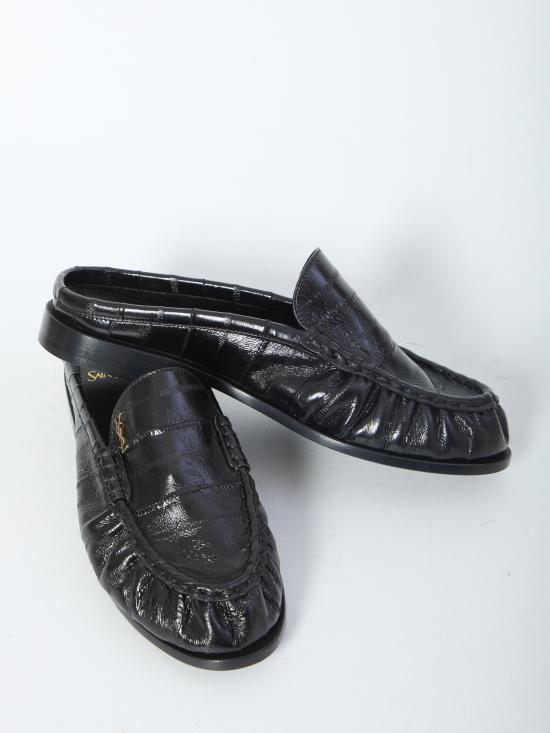 26SS 생로랑 뮬/슬리퍼 869742 BLACK - SAINT LAURENT
