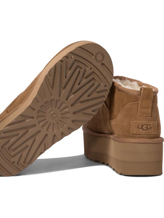 26FW 어그 부츠 클래식 울트라 미니 플랫폼  및 앵클  브라운 - UGG