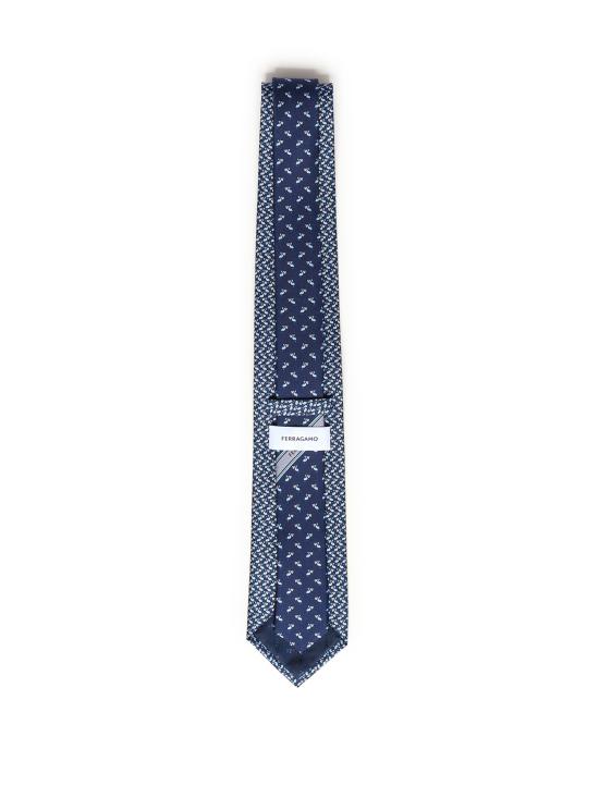 26SS 살바토레 페라가모 넥타이 351314 788921001 NAVY - SALVATORE FERRAGAMO