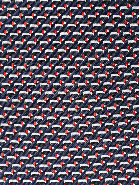 26SS 살바토레 페라가모 넥타이 351311 788884001 Navy red - SALVATORE FERRAGAMO
