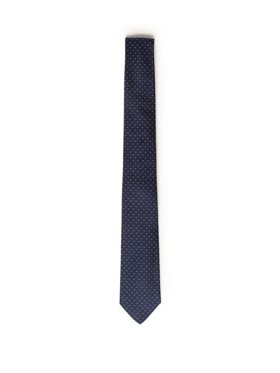 26SS 살바토레 페라가모 간치니 패턴 실크 타이 351355 789250001 DARK NAVY