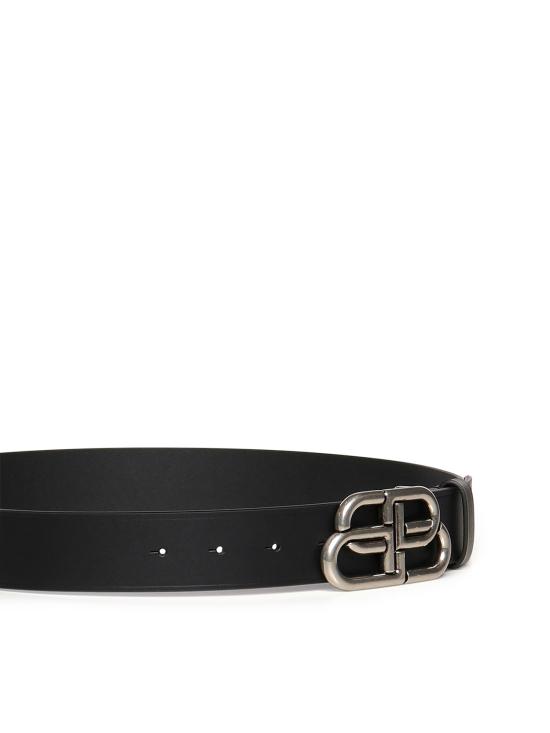 26SS 발렌시아가 가죽 벨트 570370 1CH0B1000 BLACK - BALENCIAGA