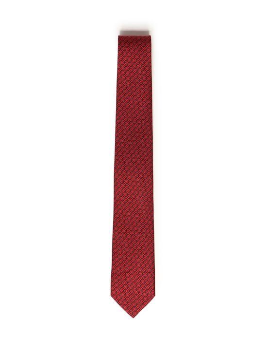 26SS 살바토레 페라가모 넥타이 350948 768528002 Dark blue Red