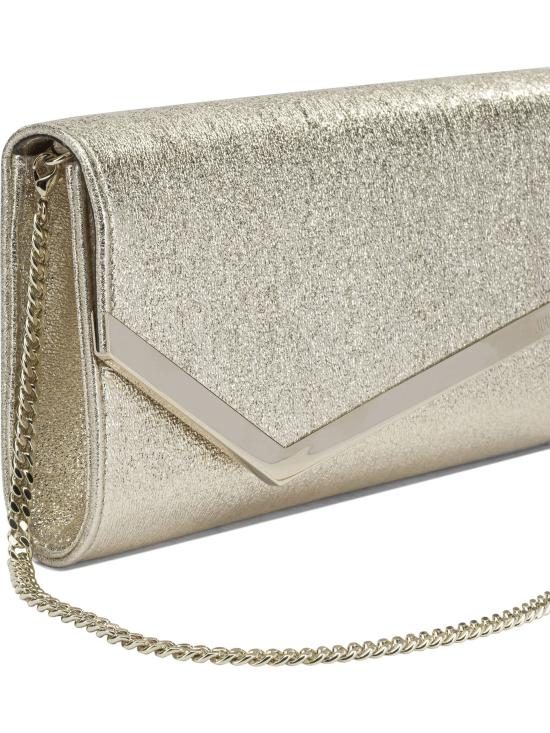 26FW 지미추 클러치/파우치 EMMIEDXBPLATINUMICELIGHTGOLD - JIMMY CHOO