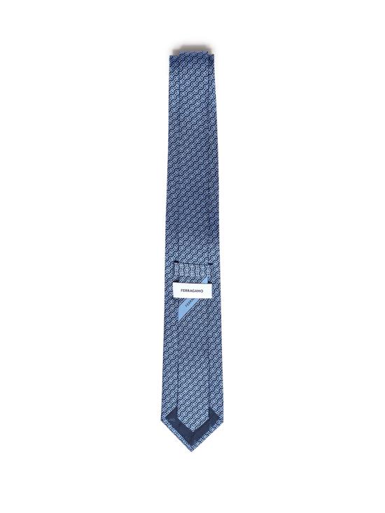26SS 살바토레 페라가모 넥타이 350948 768527001 NAVY - SALVATORE FERRAGAMO