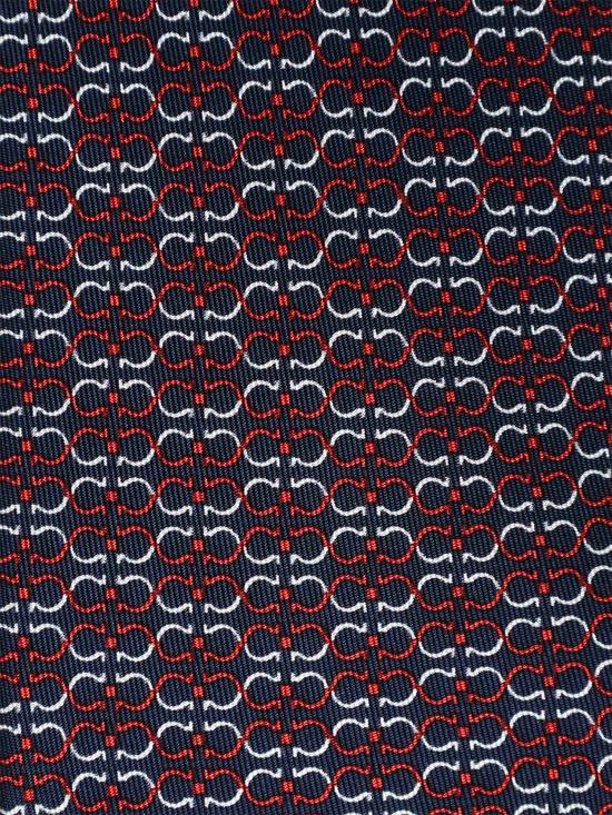 26SS 살바토레 페라가모 넥타이 351204 778439001 Navy red - SALVATORE FERRAGAMO