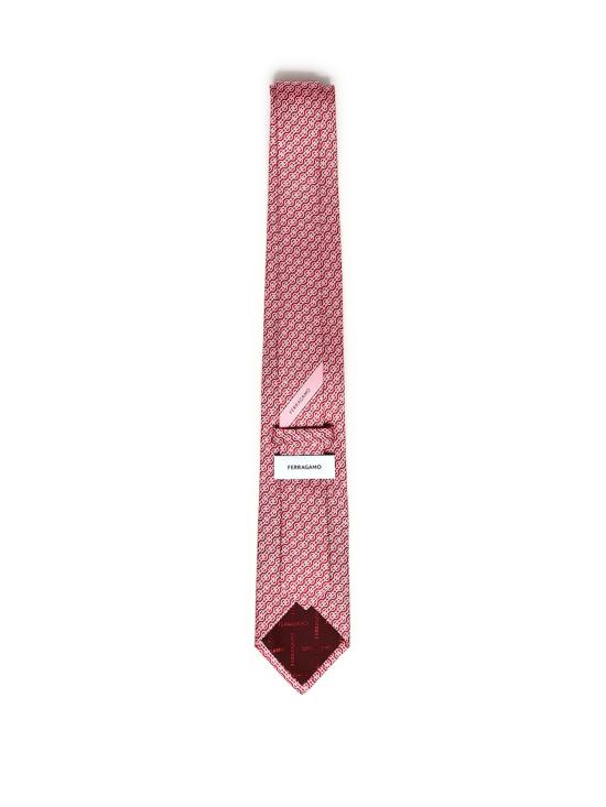 26SS 살바토레 페라가모 넥타이 350948 768531005 Red pink - SALVATORE FERRAGAMO