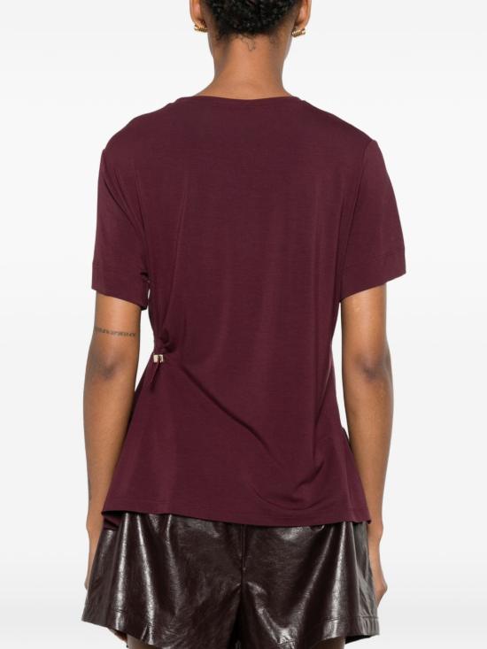 26SS 클립스 반팔 티셔츠 D5149765 70 Bordeaux - CLIPS