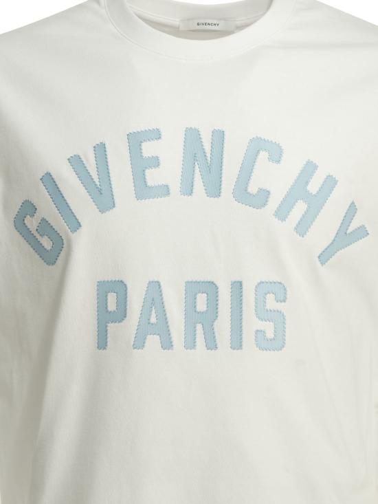 26FW 지방시 반팔 티셔츠 파리 티셔츠 화이트 - GIVENCHY