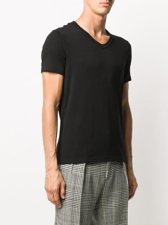 26SS 톰포드 V넥 반팔 티셔츠 T4M091040 002 Nero - TOMFORD