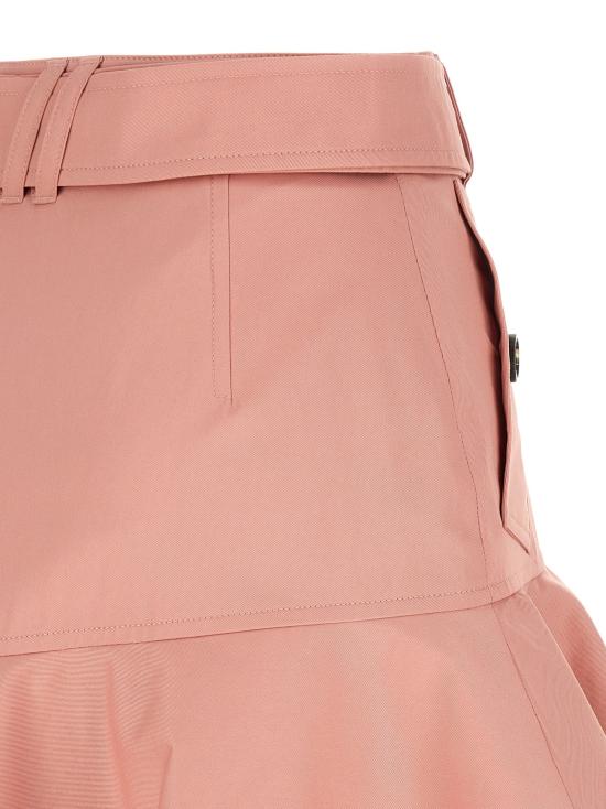 26FW 버버리 미디 스커트 8129695BEGONIAPINK - BURBERRY
