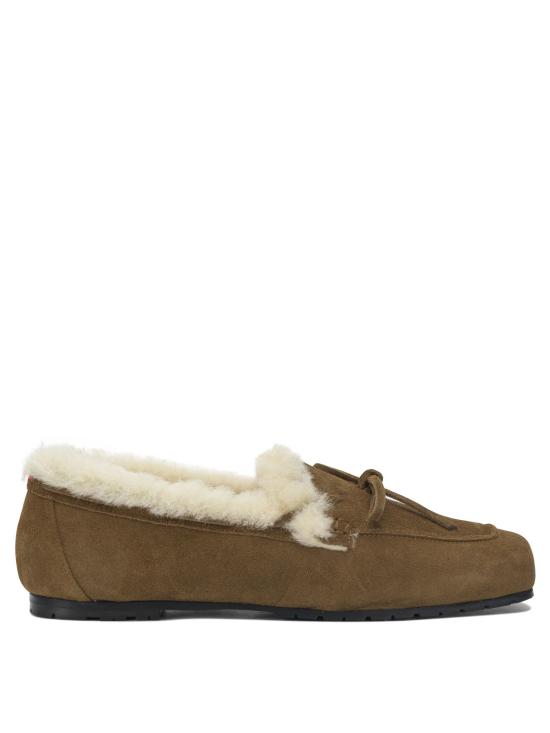 26FW 에이드 로퍼 JASPERCOWSUEDELEATHERSHEARLINGTOBACCO