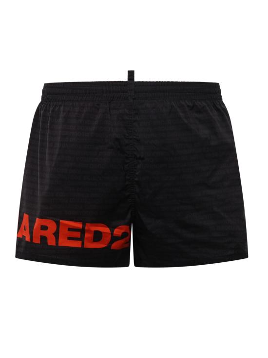 26SS 디스퀘어드2 스윔팬츠 D7B5C6600 015 BLACK ORANGE - DSQUARED2