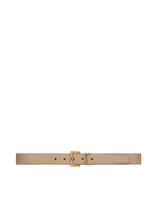 26SS 생로랑 레귤러 벨트 634437 BOO0W2721 Dark beige