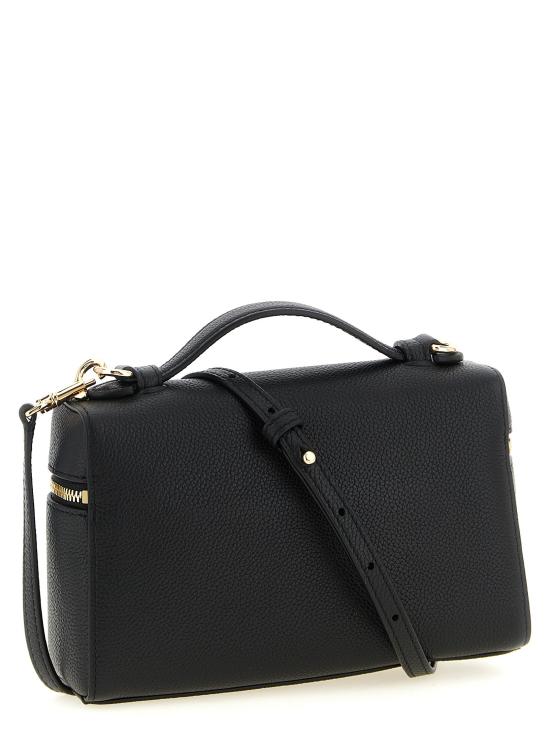 26FW 토리버치 토트백 로미 슬림 핸드백 블랙 - TORY BURCH