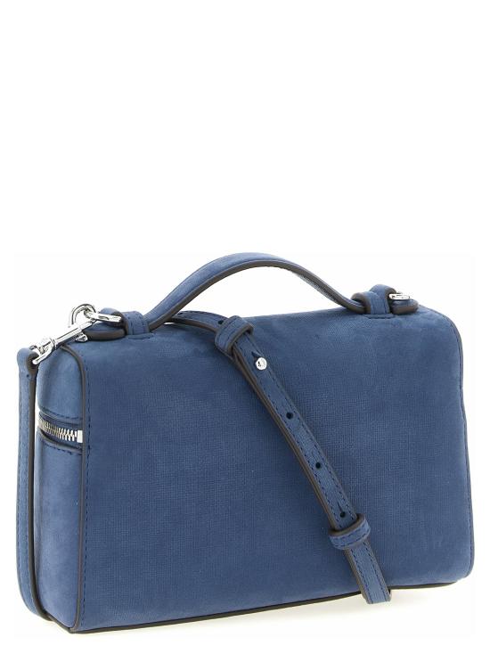 26FW 토리버치 토트백 로미 슬림 핸드백 블루 - TORY BURCH